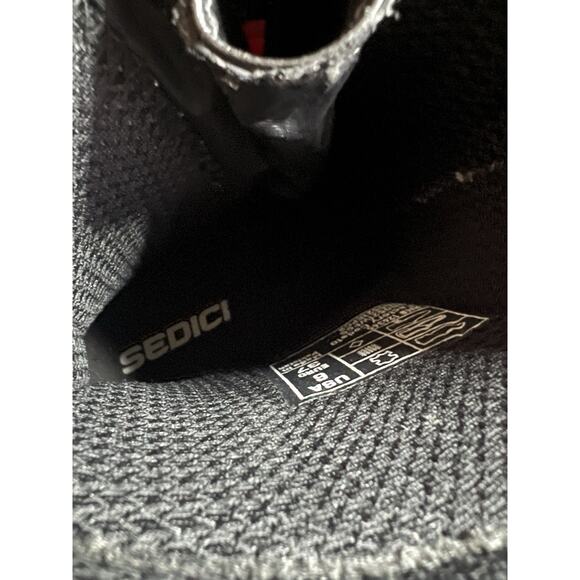 Sedici Street Riding Motorcycle Black Leather Mid Calf Boot Zip/Snap Womens Sz 6 - Picture 12 of 12